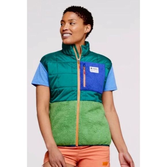 Cotopaxi Trico Hybrid Insulated Fleece Puffer Vest size XL Green - Picture 2 of 12